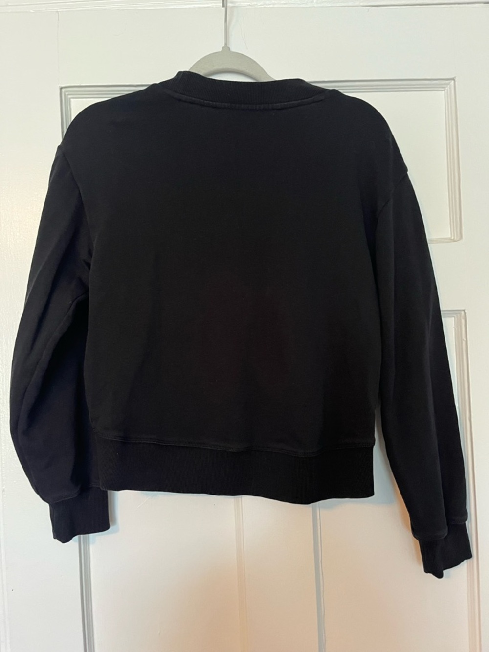 Alice + Olivia Denver “miss you” black crewneck sweatshirt size s - Picture 6 of 6
